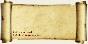 Strahinja Strinić vizit kartica